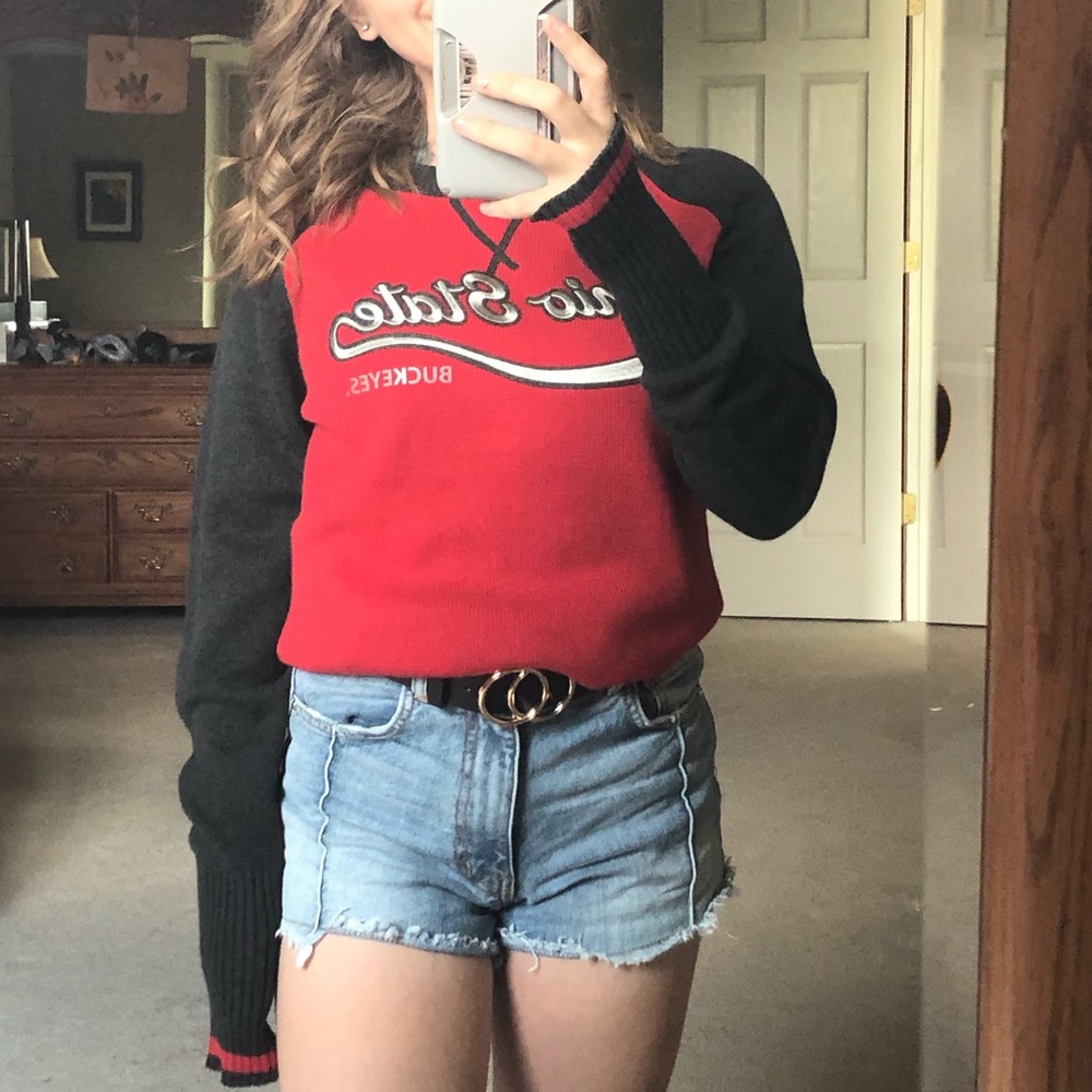 NWT Ohio State Embroidered Sweater